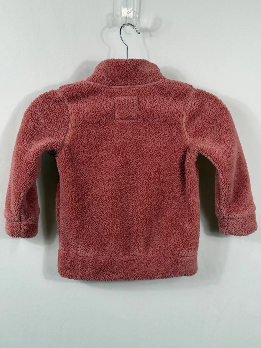 Mini Boden Mauve Pink Sherpa Fleece Zip-Up Jacket. Size 3-4Y. Cozy with‎ Pockets